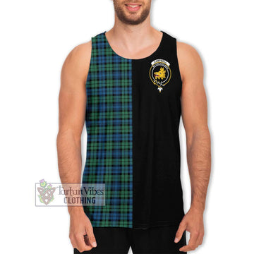 Campbell Ancient 02 Tartan Men's Tank Top with Family Crest and Half Of Me Style