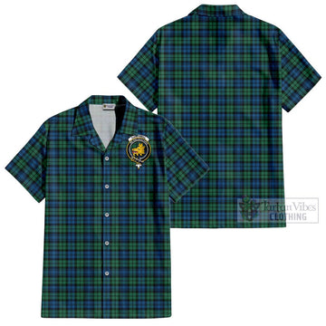 Campbell Ancient 02 Tartan Cotton Hawaiian Shirt with Family Crest