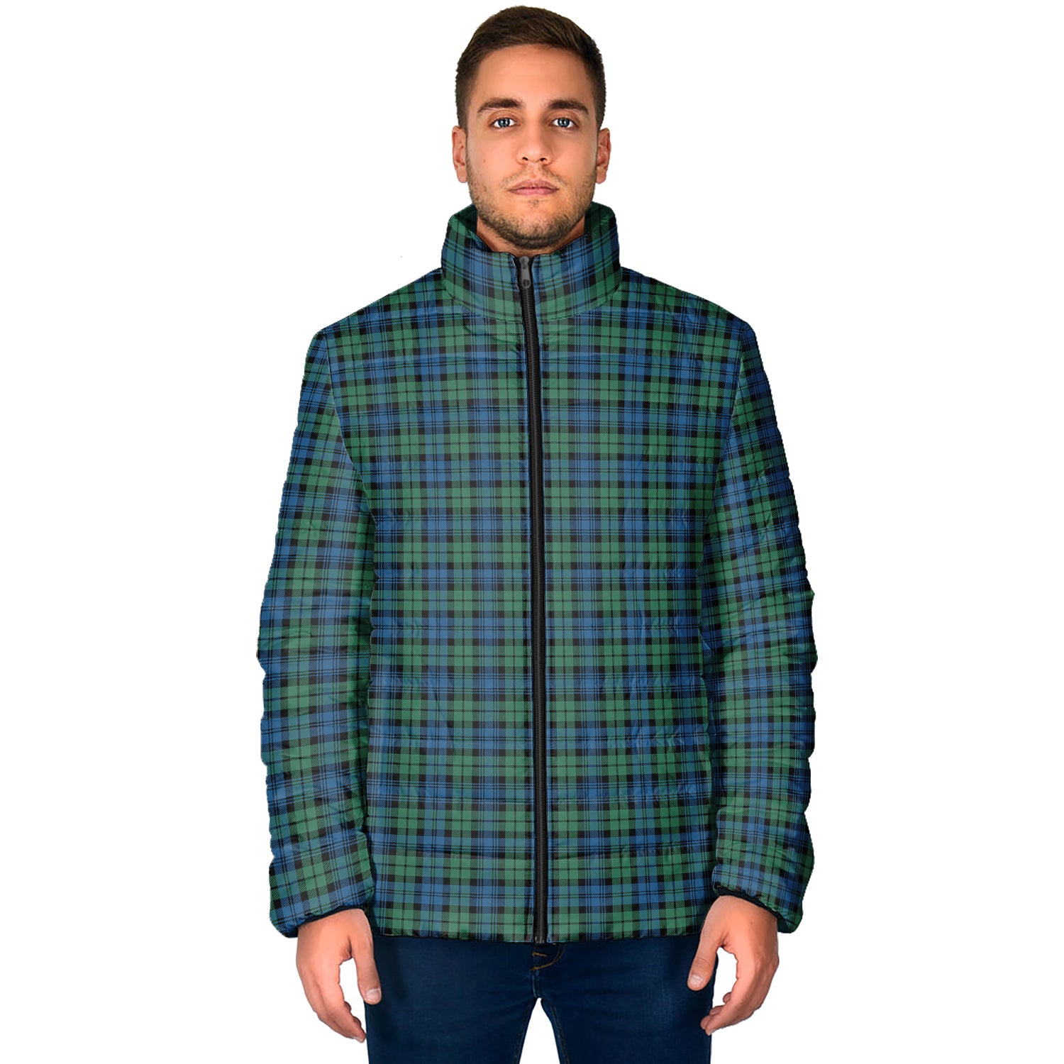 Campbell Ancient #02 Tartan Padded Jacket - Tartanvibesclothing