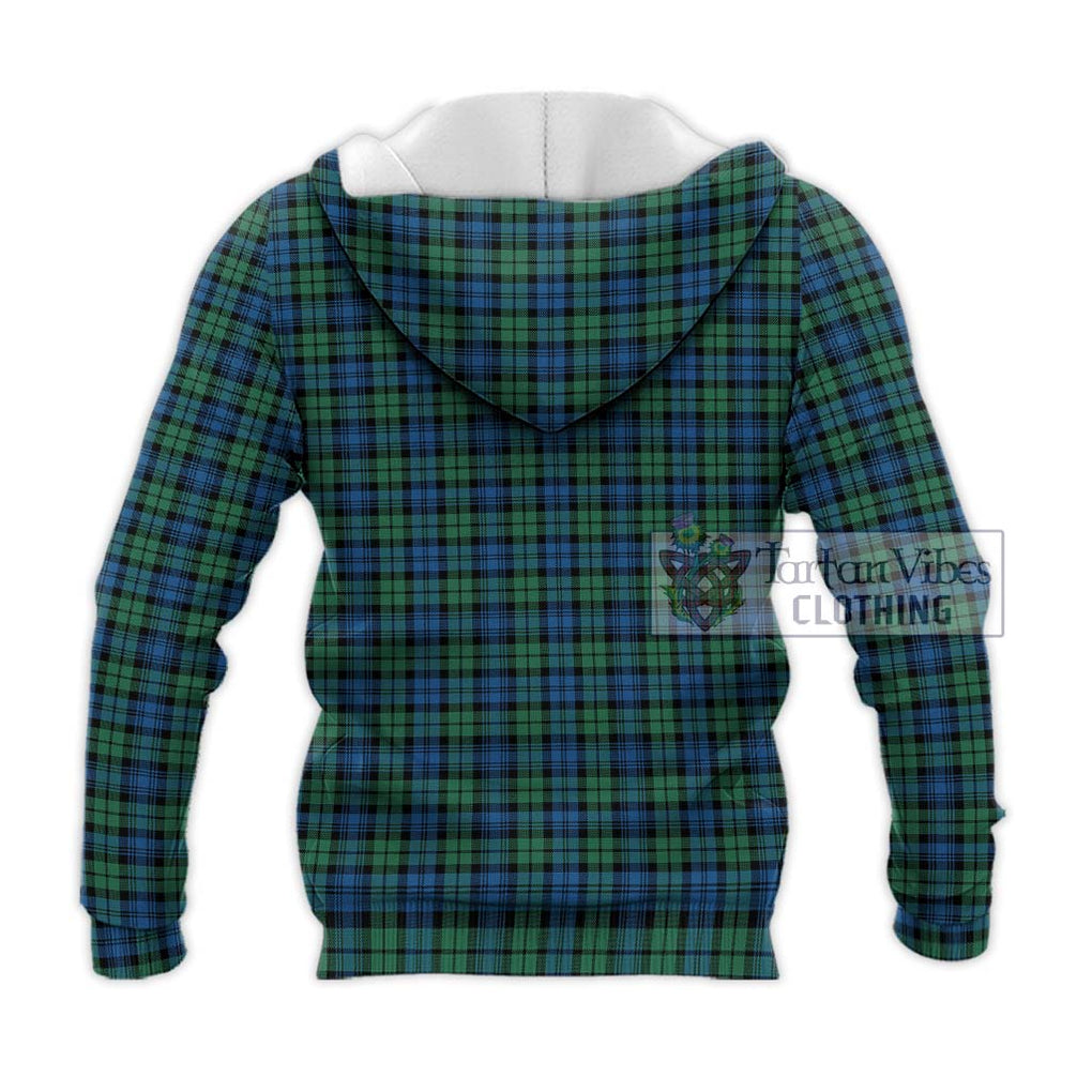 Campbell Ancient 02 Tartan Knitted Hoodie with Family Crest DNA In Me Style - Tartanvibesclothing Shop