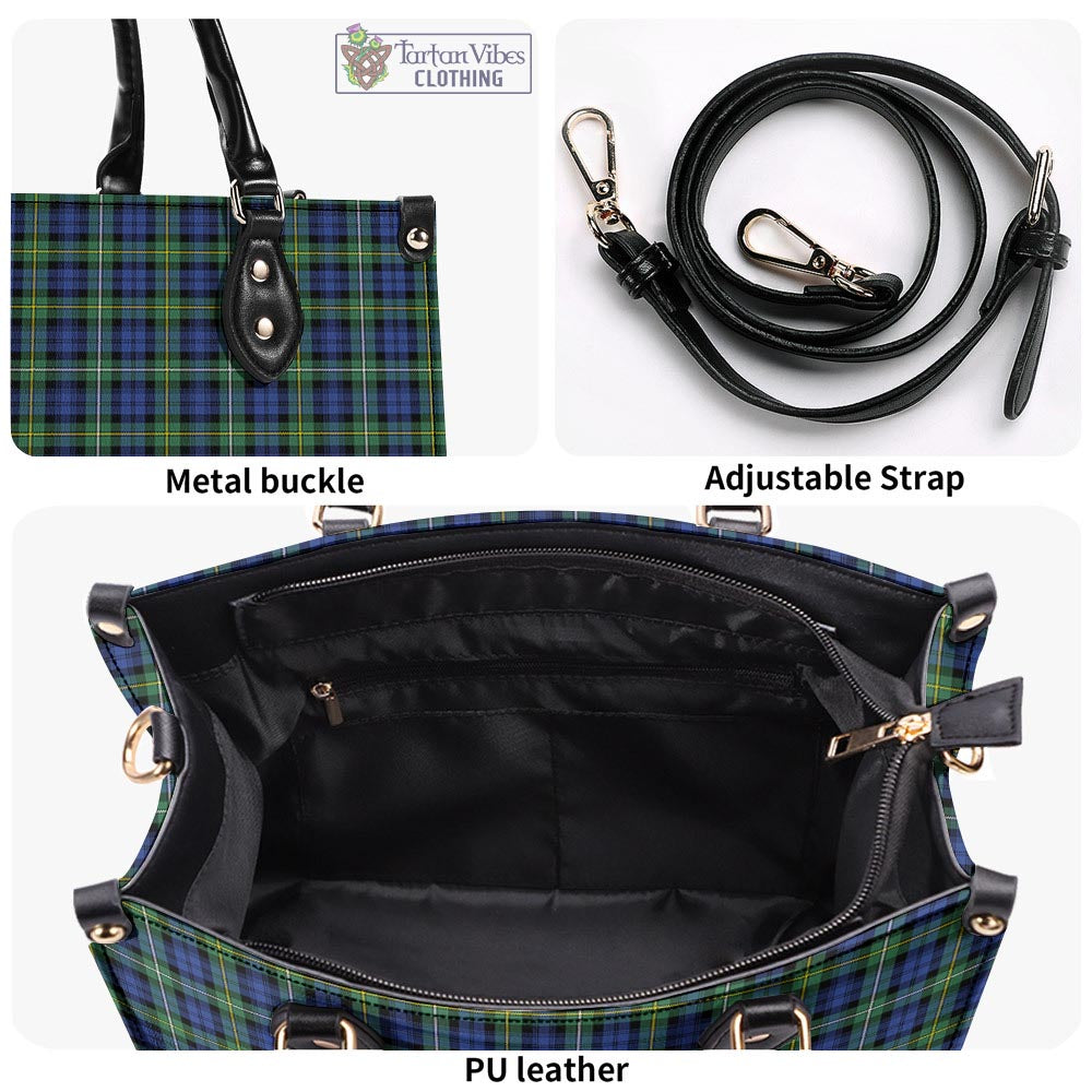 Tartan Vibes Clothing Campbell Argyll Ancient Tartan Luxury Leather Handbags