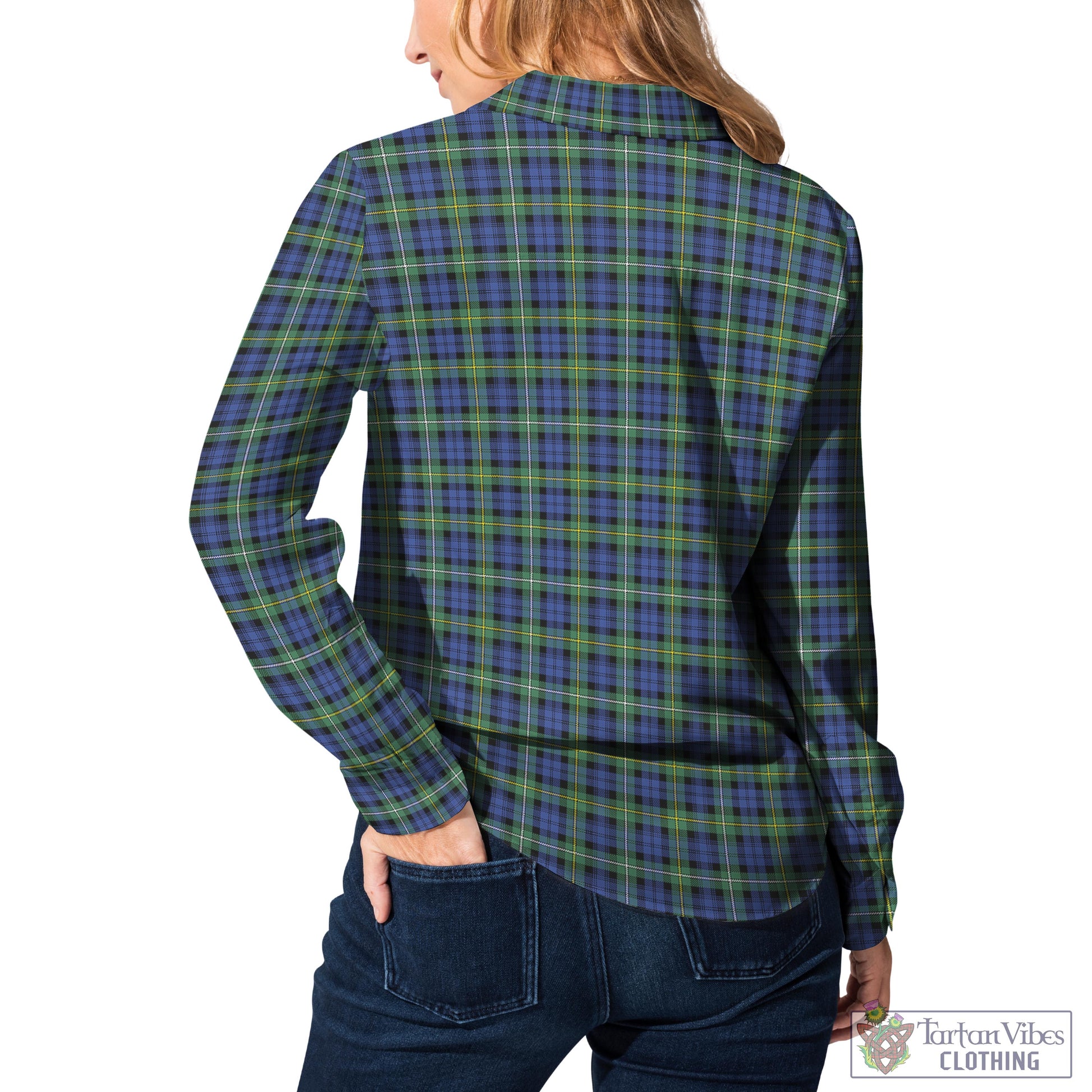 Campbell Argyll Ancient Tartan Womens Casual Shirt