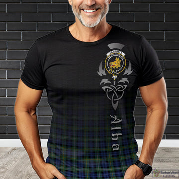 Campbell Argyll Ancient Tartan T-Shirt Featuring Alba Gu Brath Family Crest Celtic Inspired