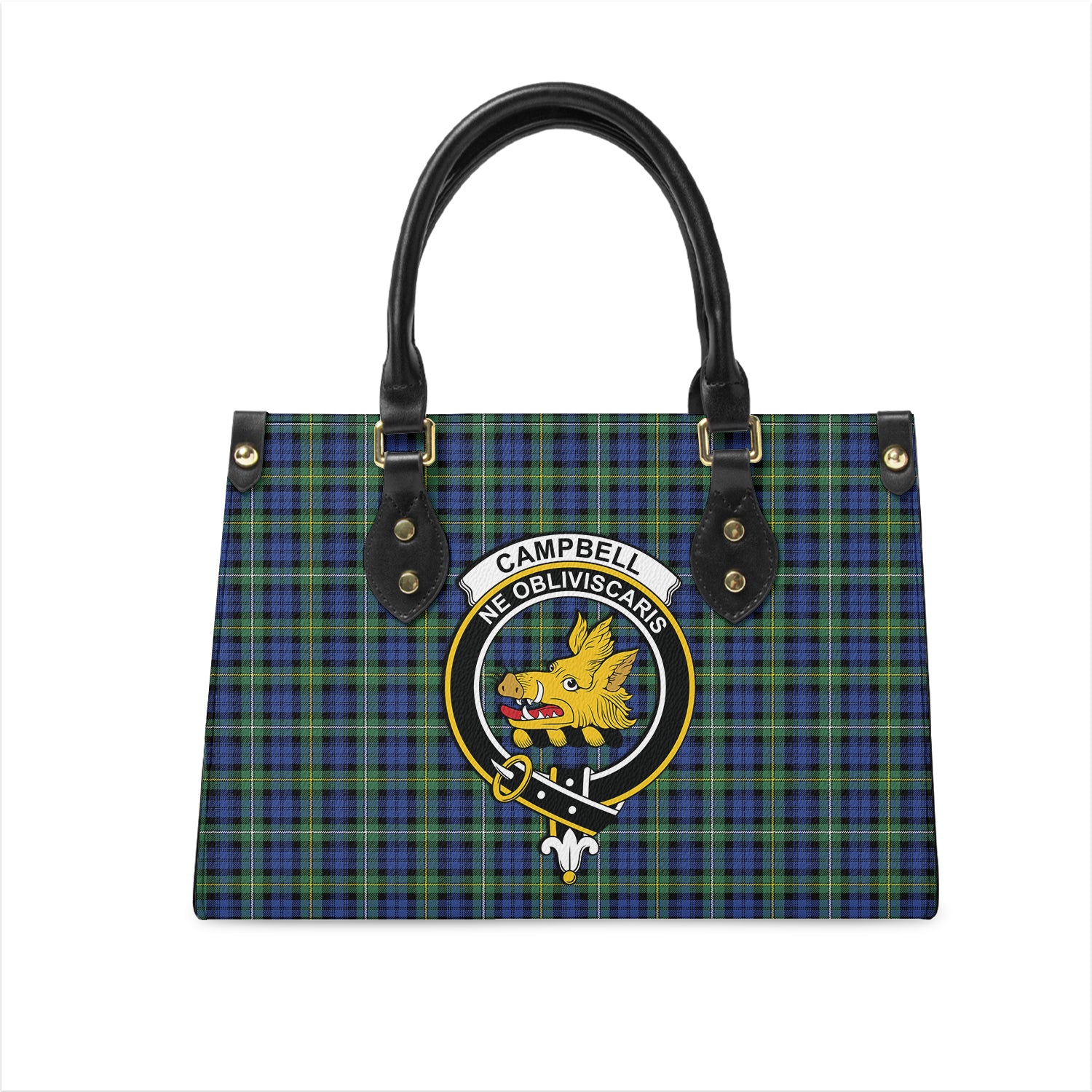 campbell-argyll-ancient-tartan-leather-bag-with-family-crest