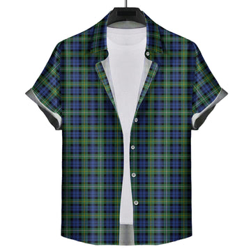 Campbell Argyll Ancient Tartan Short Sleeve Button Down Shirt