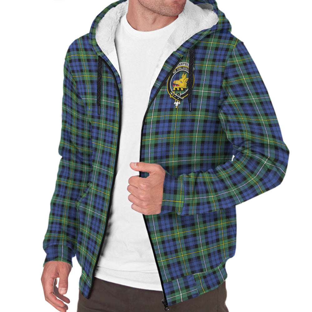 campbell-argyll-ancient-tartan-sherpa-hoodie-with-family-crest