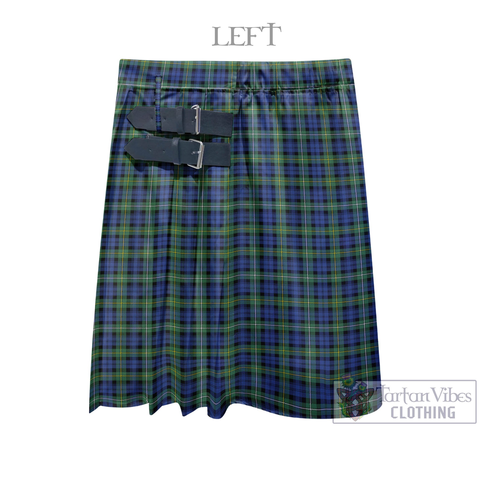 Tartan Vibes Clothing Campbell Argyll Ancient Tartan Men's Pleated Skirt - Fashion Casual Retro Scottish Style