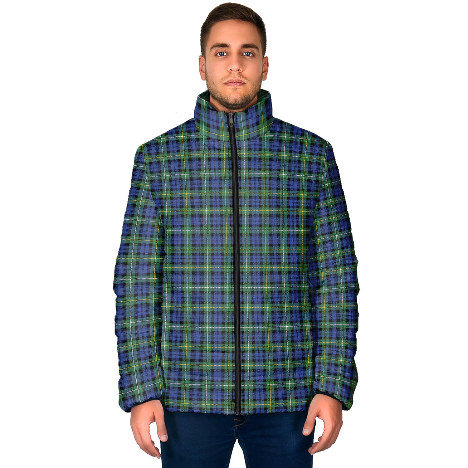 Campbell Argyll Ancient Tartan Padded Jacket - Tartan Vibes Clothing