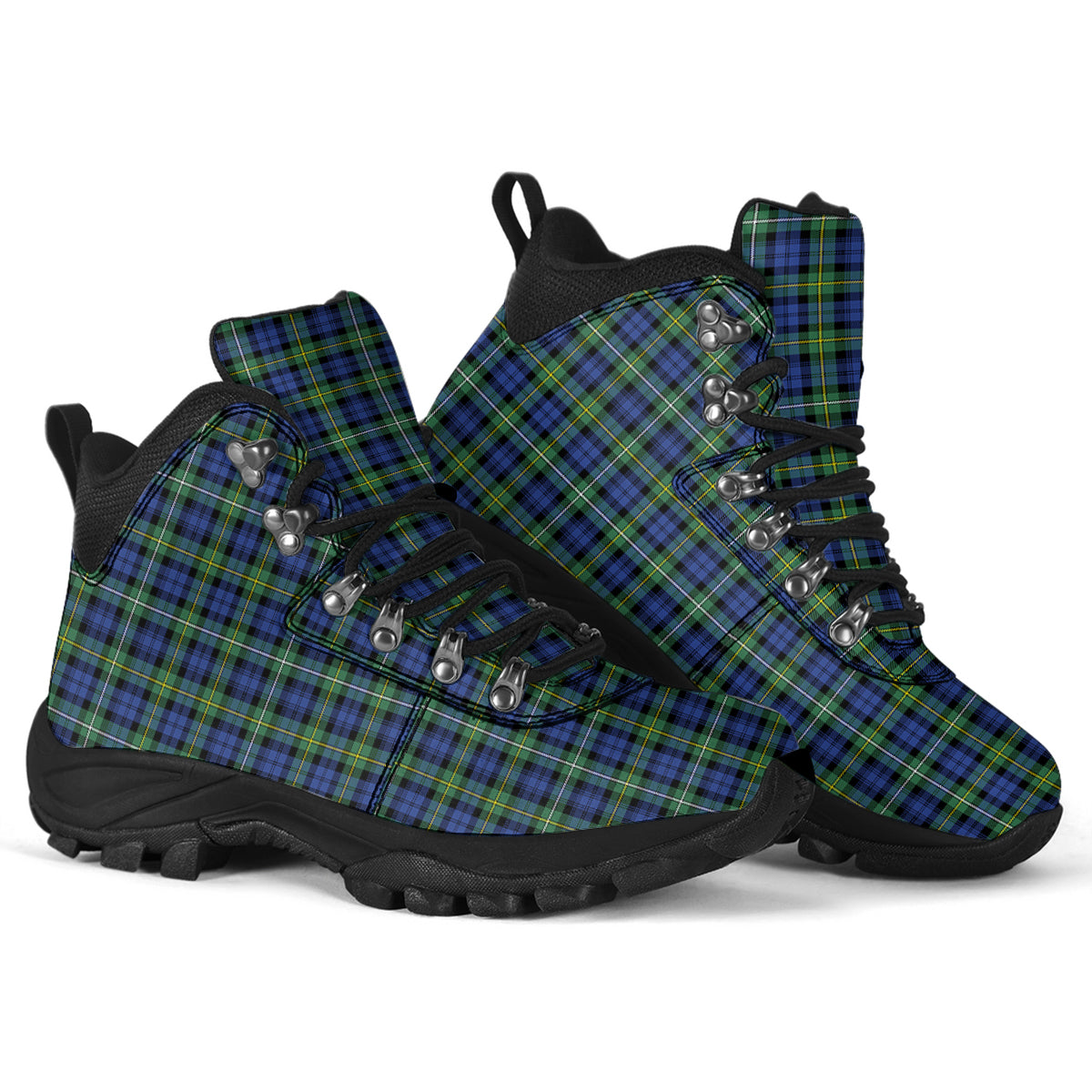 Campbell Argyll Ancient Tartan Alpine Boots - Tartanvibesclothing