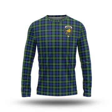 Campbell Argyll Ancient Tartan Long Sleeve T-Shirt with Family Crest