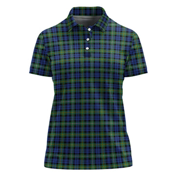 Campbell Argyll Ancient Tartan Polo Shirt For Women