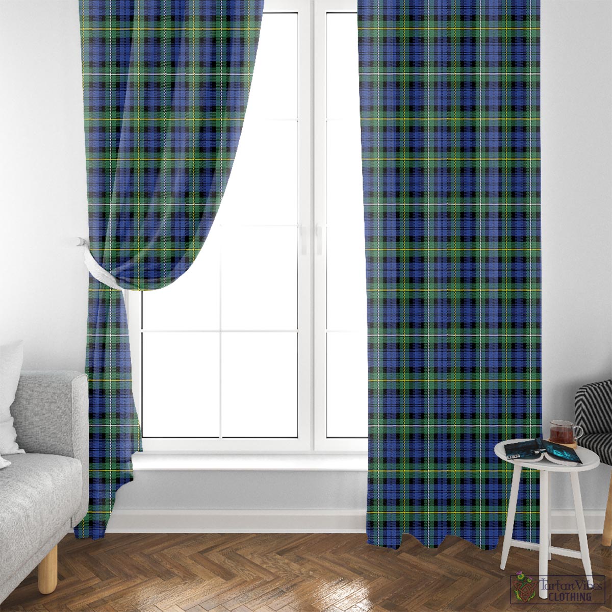 Campbell Argyll Ancient Tartan Window Curtain
