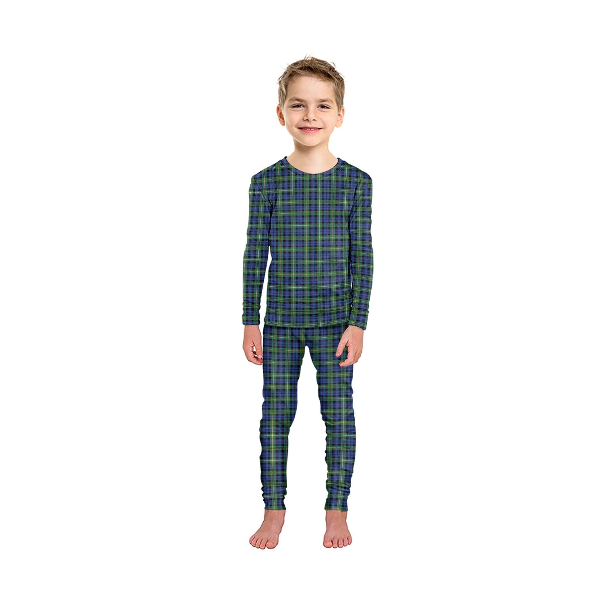 Campbell Argyll Ancient Tartan Pajamas Family Set - Tartanvibesclothing