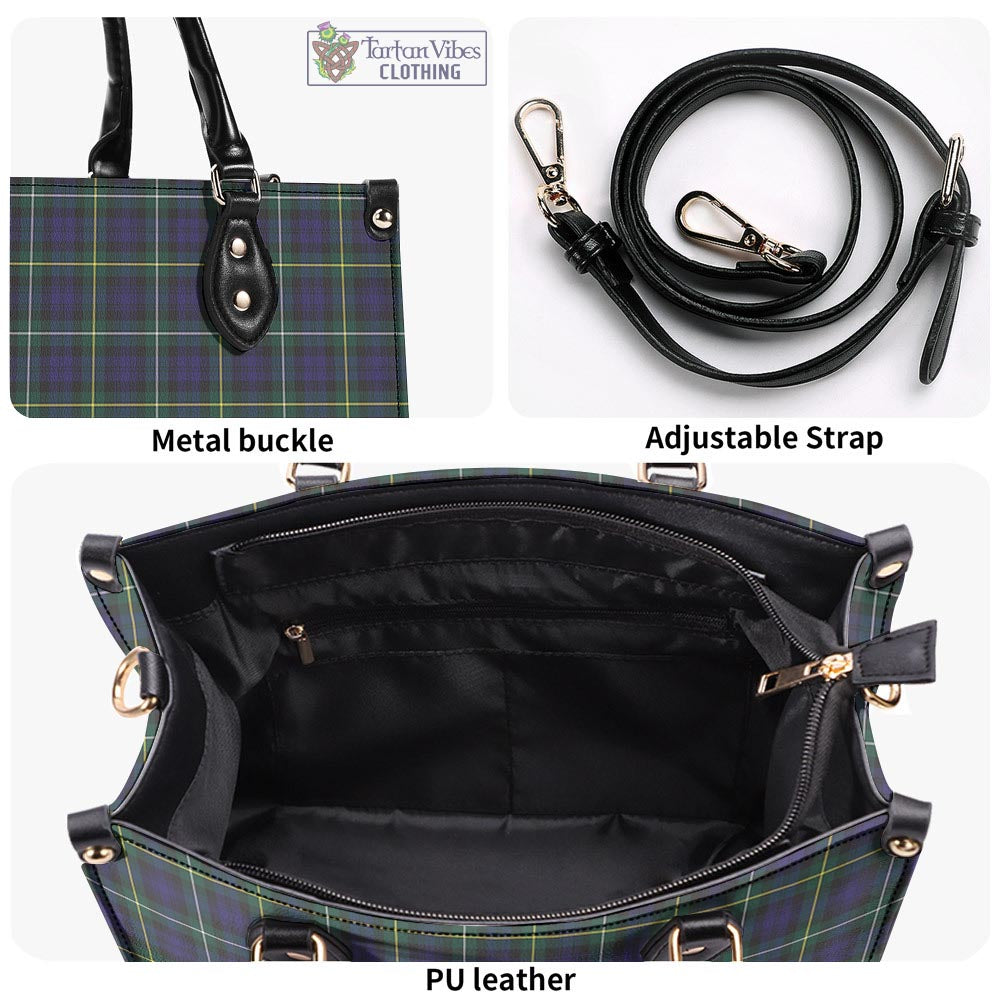 Tartan Vibes Clothing Campbell Argyll Modern Tartan Luxury Leather Handbags