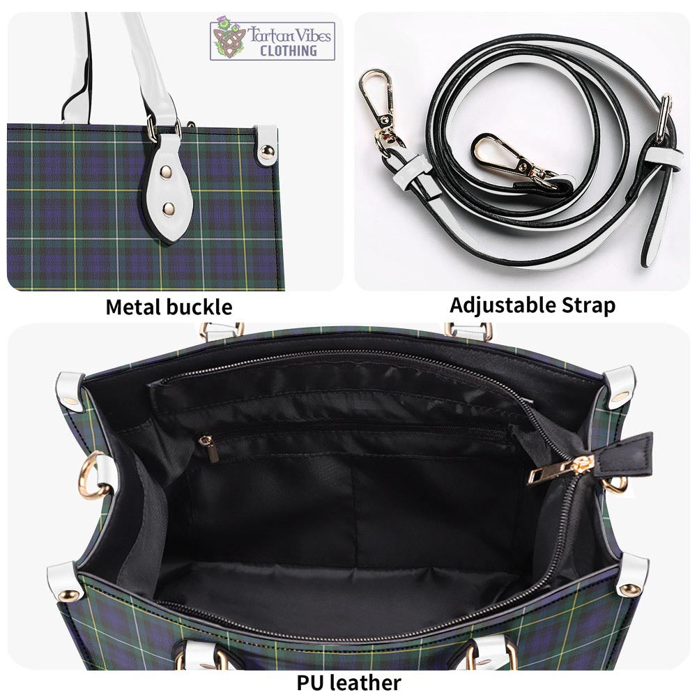 Tartan Vibes Clothing Campbell Argyll Modern Tartan Luxury Leather Handbags