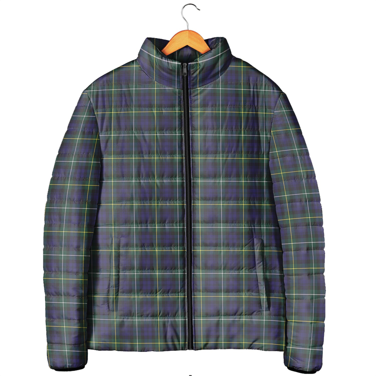 Campbell Argyll Modern Tartan Padded Jacket Men's Padded Jacket - Tartan Vibes Clothing