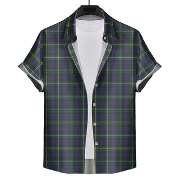 Campbell Argyll Modern Tartan Short Sleeve Button Down Shirt