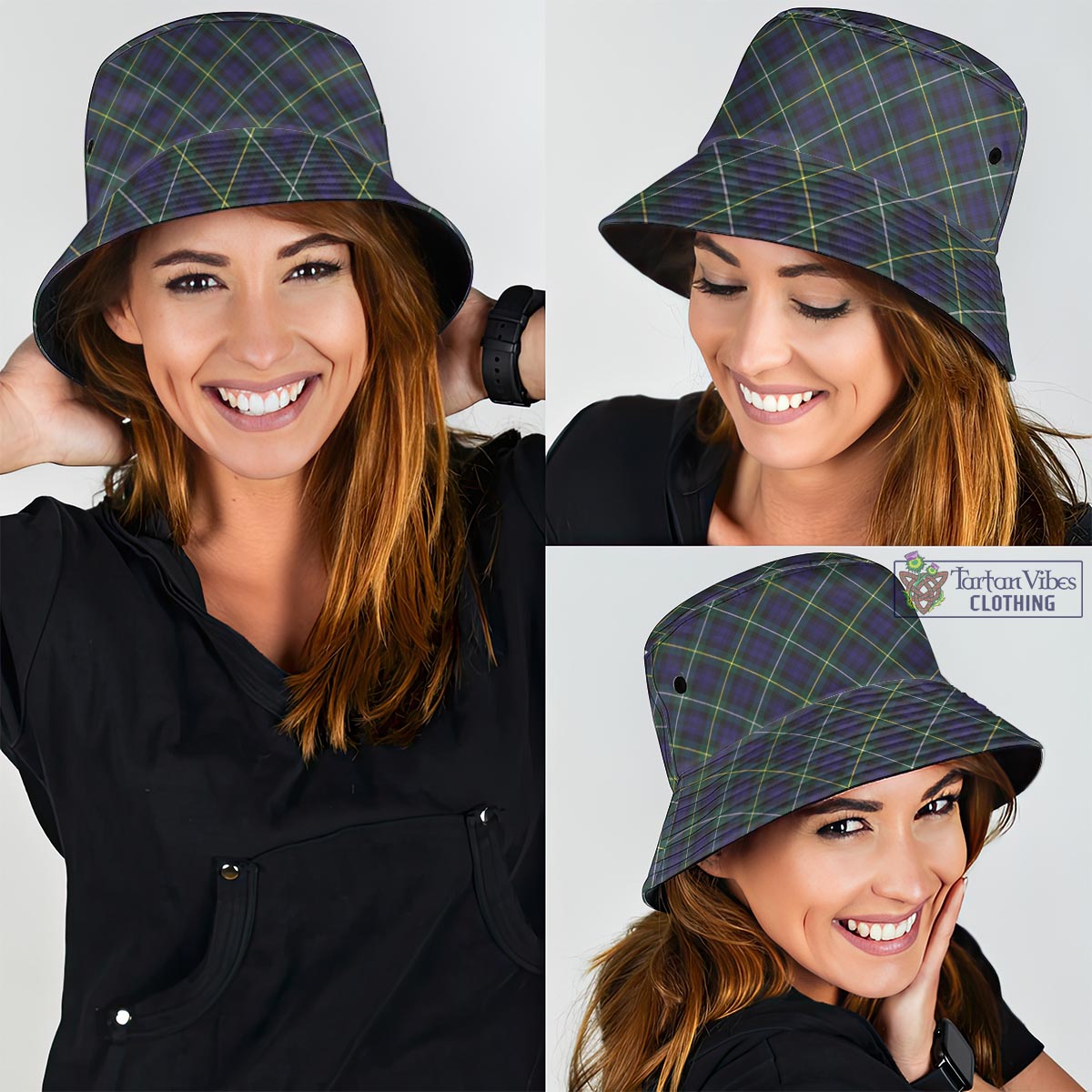 Tartan Vibes Clothing Campbell Argyll Modern Tartan Bucket Hat