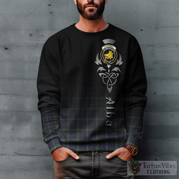 Campbell Argyll Modern Tartan Sweatshirt Featuring Alba Gu Brath Family Crest Celtic Inspired