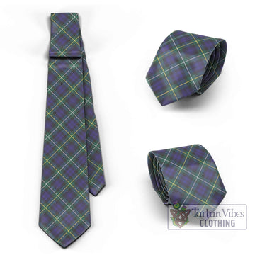 Campbell Argyll Modern Tartan Classic Necktie Cross Style