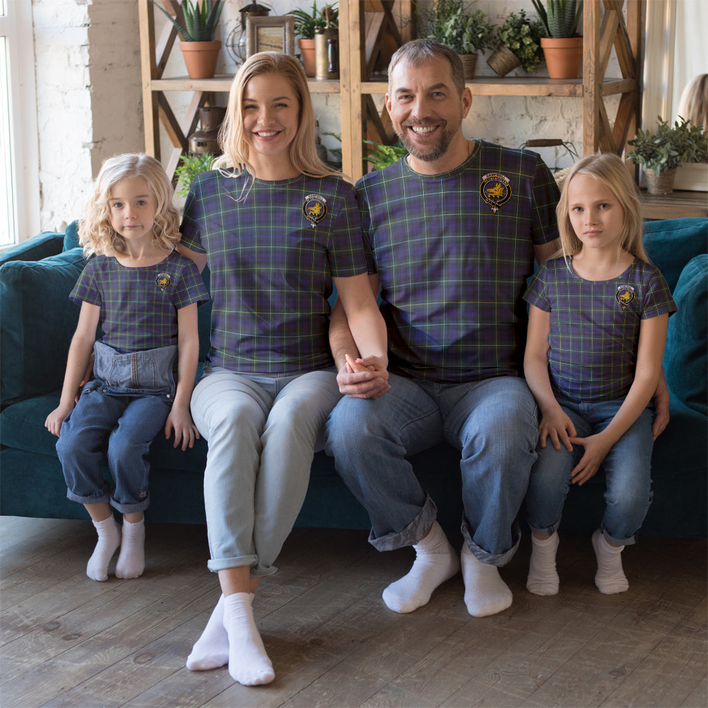 Campbell Argyll Modern Tartan T-Shirt with Family Crest Kid's Shirt - Tartan Vibes Clothing