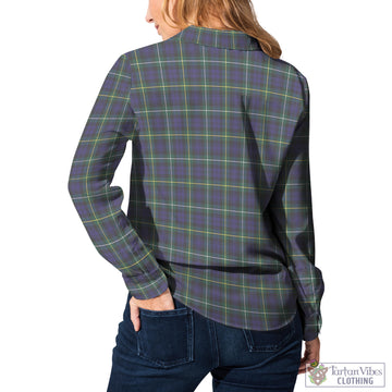 Campbell Argyll Modern Tartan Women's Casual Shirt