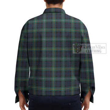 Campbell Argyll Modern #2 Tartan Unisex Lapel Cotton Jacket