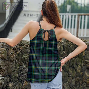 Campbell Argyll Modern #2 Tartan Loose Halter Neck Camisole