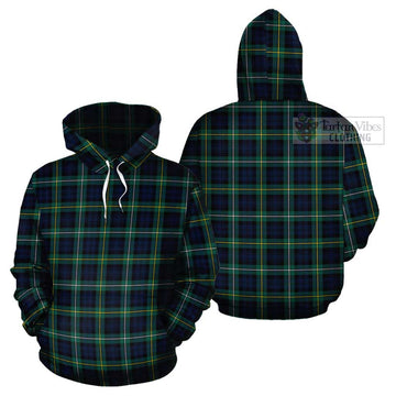 Campbell Argyll Modern #2 Tartan Cotton Hoodie