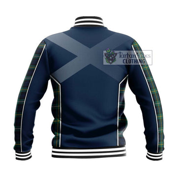 Campbell Argyll Modern #2 Tartan Baseball Jacket with Family Crest and Lion Rampant Vibes Sport Style