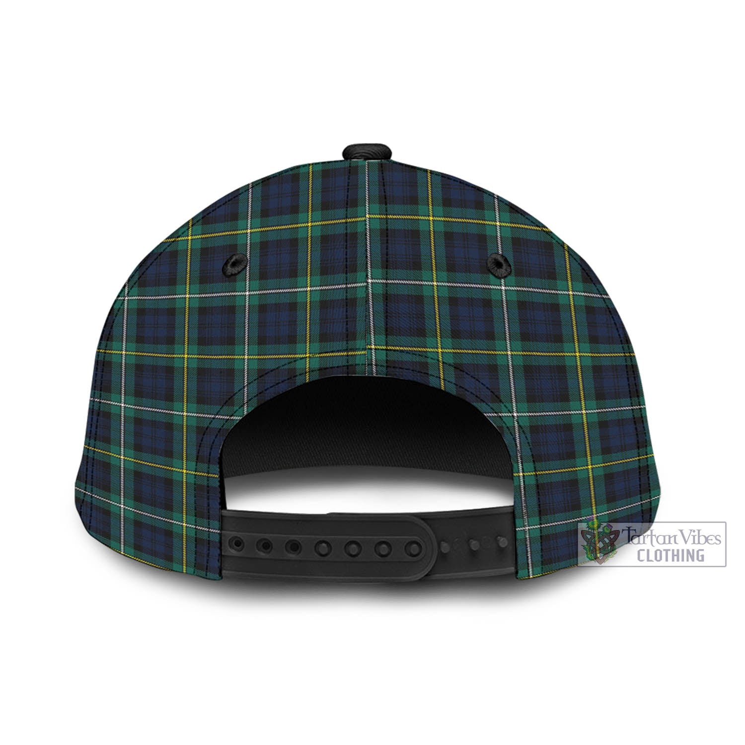 Tartan Vibes Clothing Campbell Argyll Modern #2 Tartan Classic Cap with Family Crest In Me Style