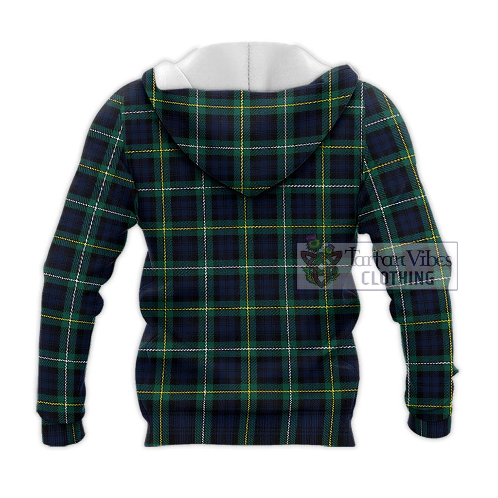 Tartan Vibes Clothing Campbell Argyll Modern #2 Tartan Knitted Hoodie with Family Crest DNA In Me Style