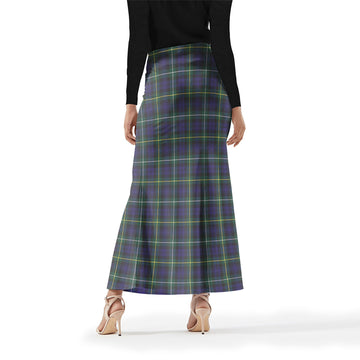 Campbell Argyll Modern Tartan Womens Full Length Skirt