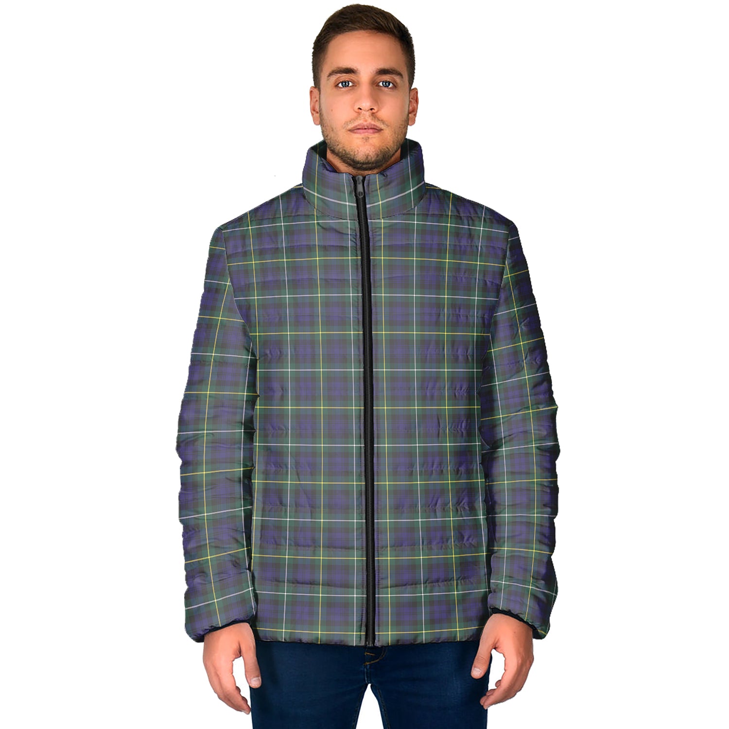 Campbell Argyll Modern Tartan Padded Jacket - Tartan Vibes Clothing