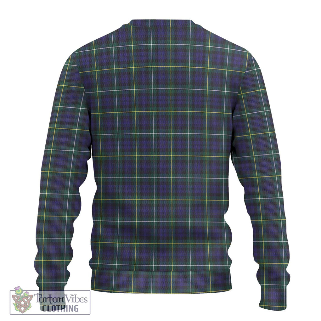 Campbell Argyll Modern Tartan Knitted Sweater with Family Crest DNA In Me Style - Tartanvibesclothing Shop