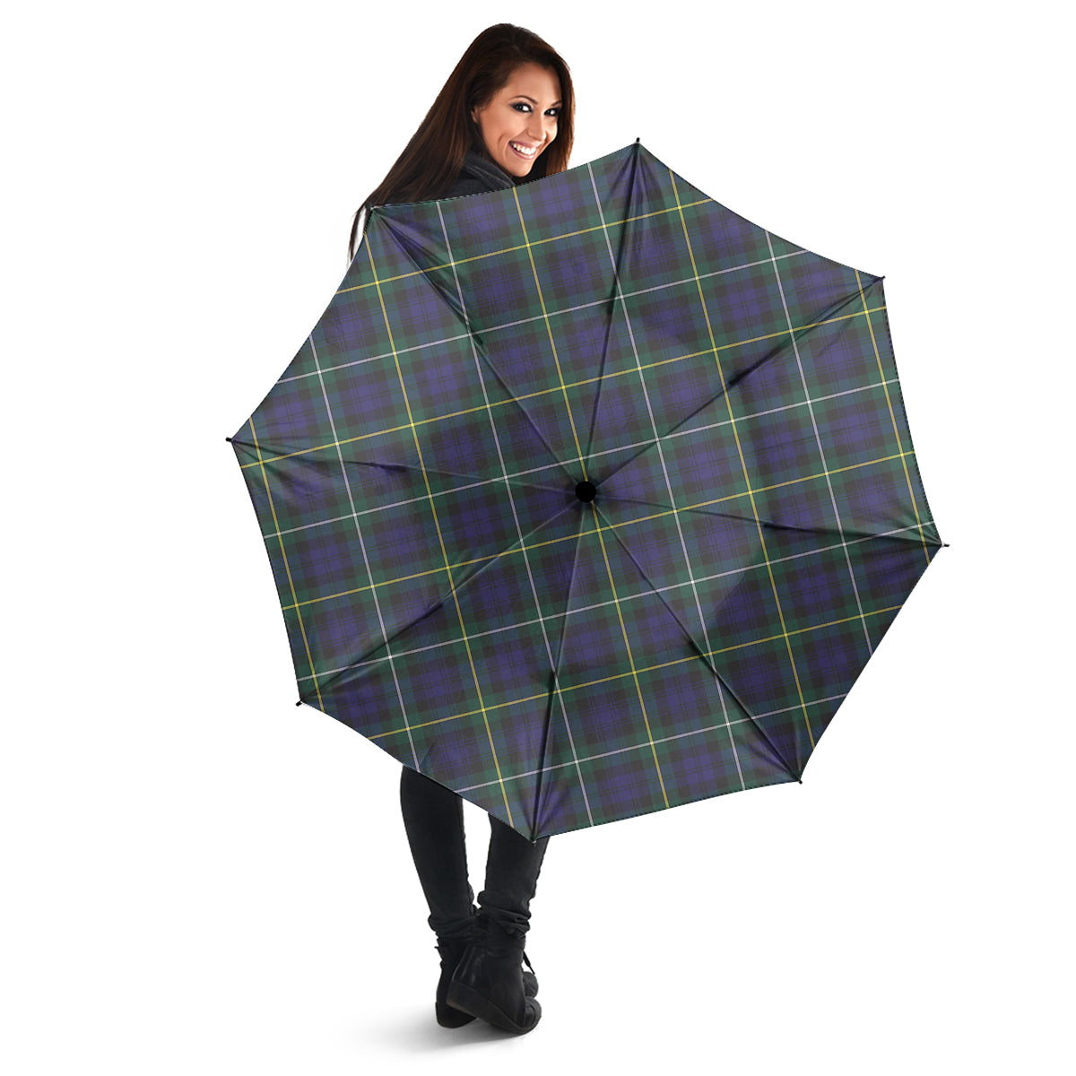 Campbell Argyll Modern Tartan Umbrella - Tartanvibesclothing