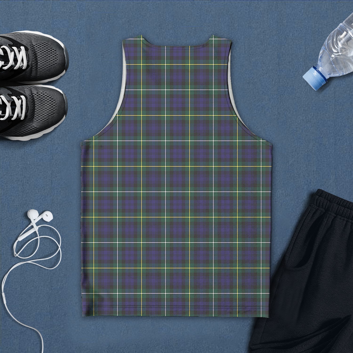 campbell-argyll-modern-tartan-mens-tank-top-with-family-crest