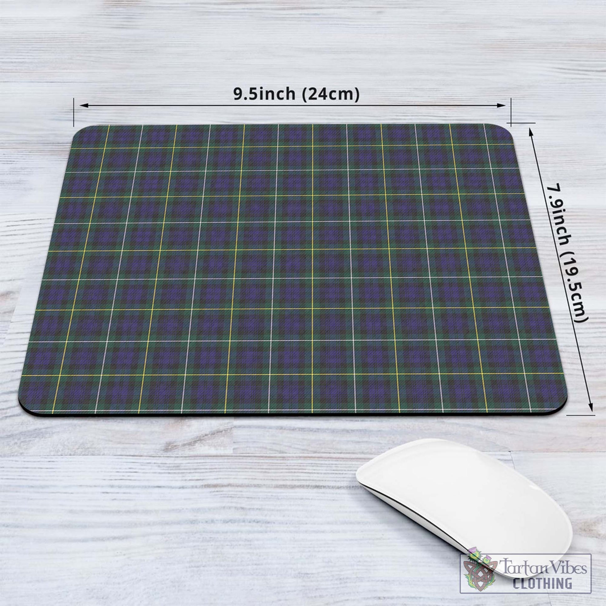 Tartan Vibes Clothing Campbell Argyll Modern Tartan Mouse Pad