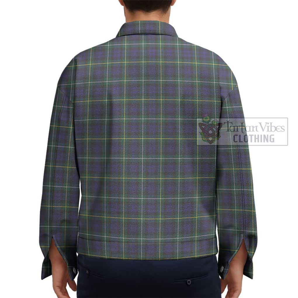 Campbell Argyll Modern Tartan Unisex Lapel Cotton Jacket - Tartan Vibes Clothing