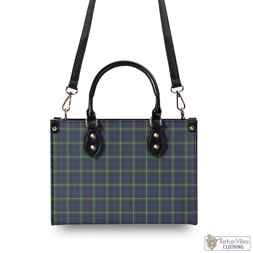 Tartan Vibes Clothing Campbell Argyll Modern Tartan Luxury Leather Handbags