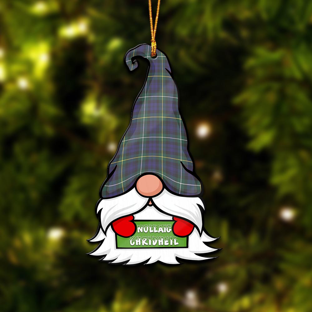 Campbell Argyll Modern Gnome Christmas Ornament with His Tartan Christmas Hat - Tartan Vibes Clothing