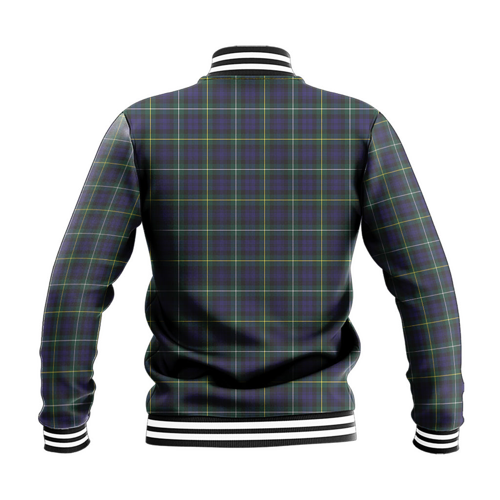 Campbell Argyll Modern Tartan Baseball Jacket with Family Crest - Tartan Vibes Clothing