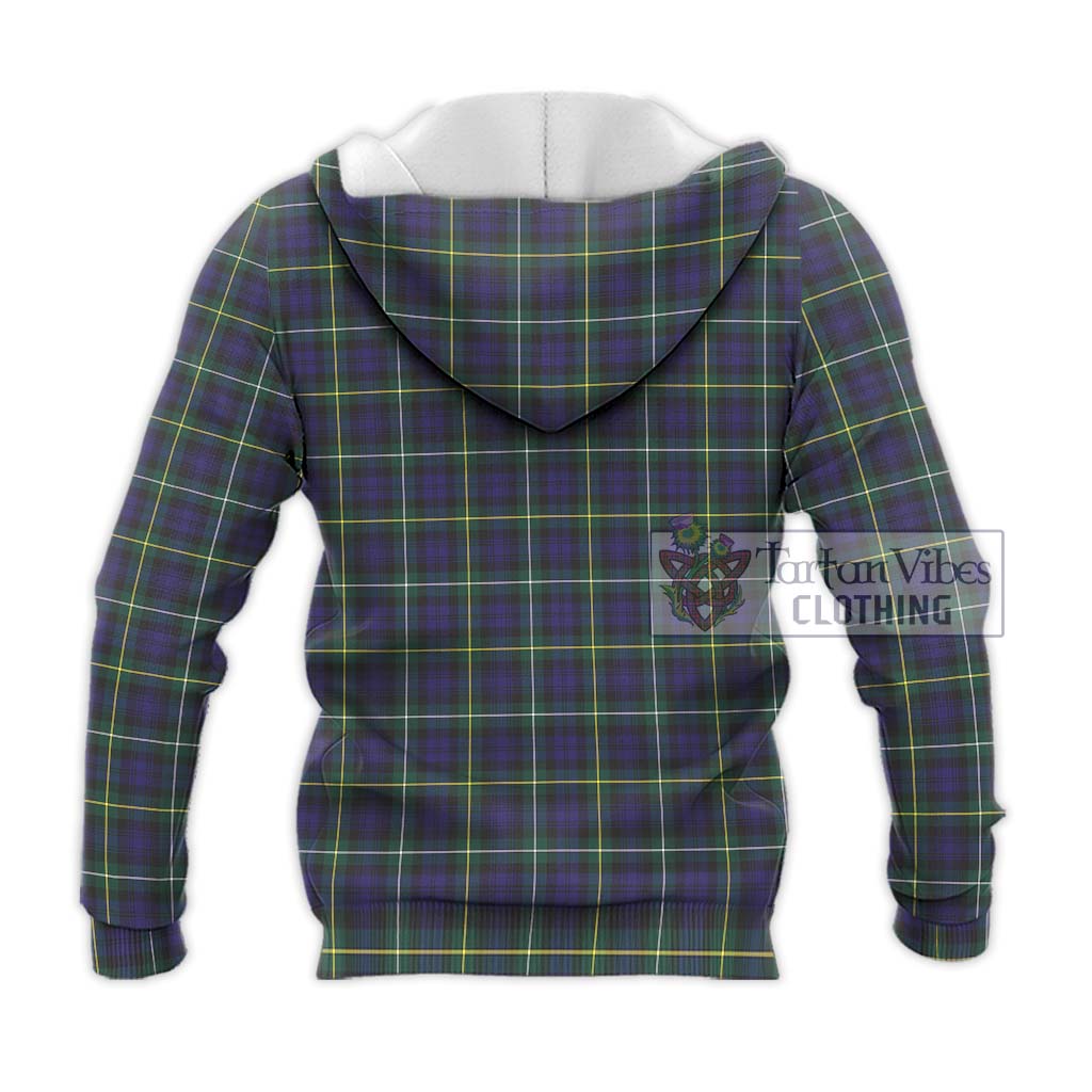 Tartan Vibes Clothing Campbell Argyll Modern Tartan Knitted Hoodie with Family Crest DNA In Me Style