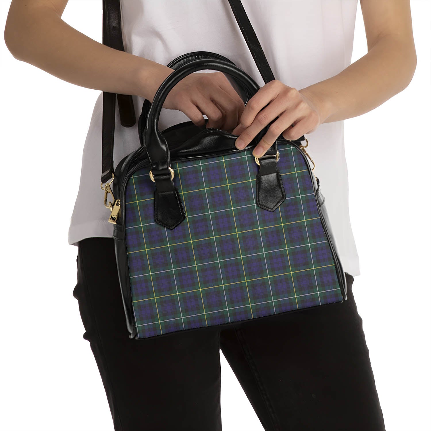 Campbell Argyll Modern Tartan Shoulder Handbags - Tartanvibesclothing