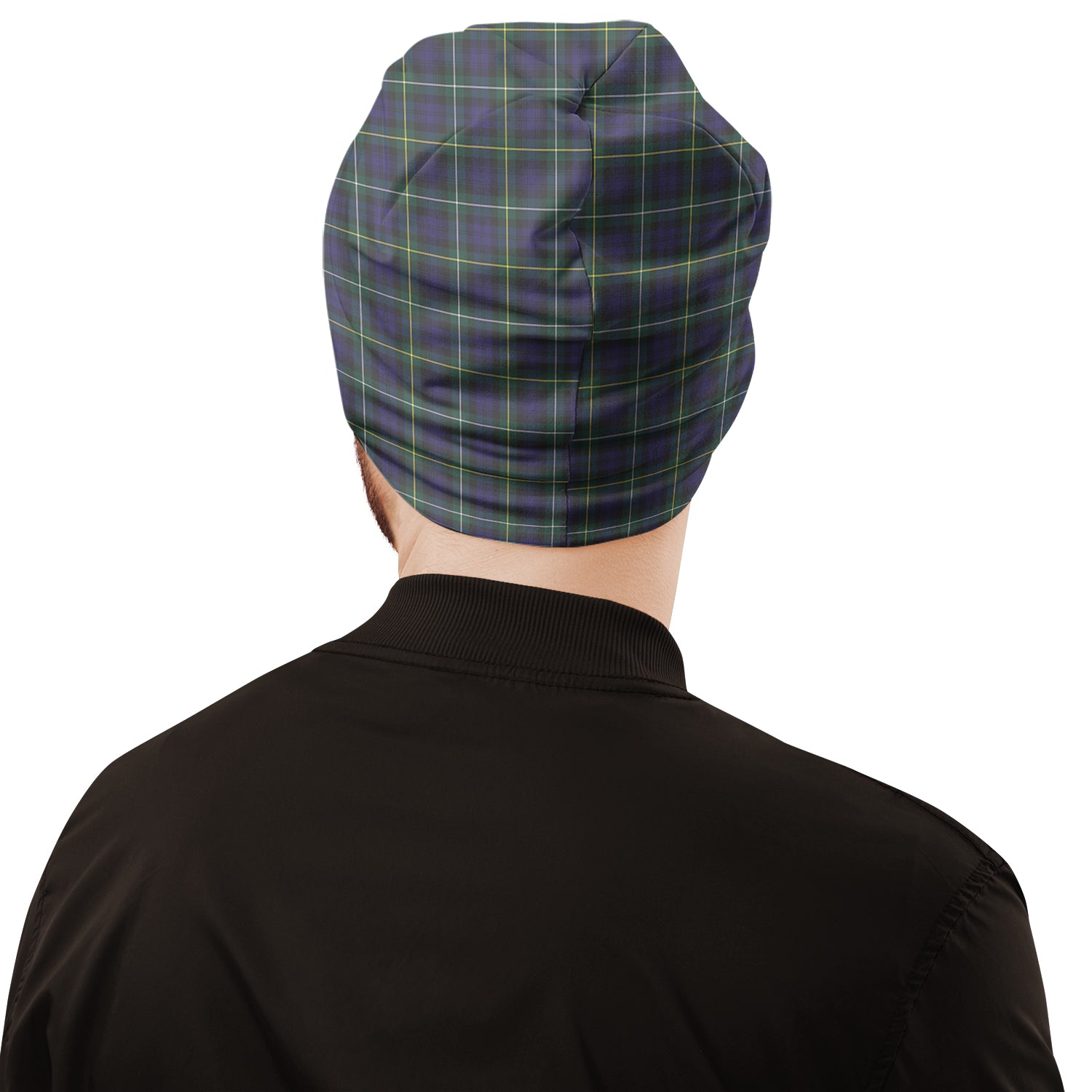 Campbell Argyll Modern Tartan Beanies Hat with Family Crest - Tartan Vibes Clothing