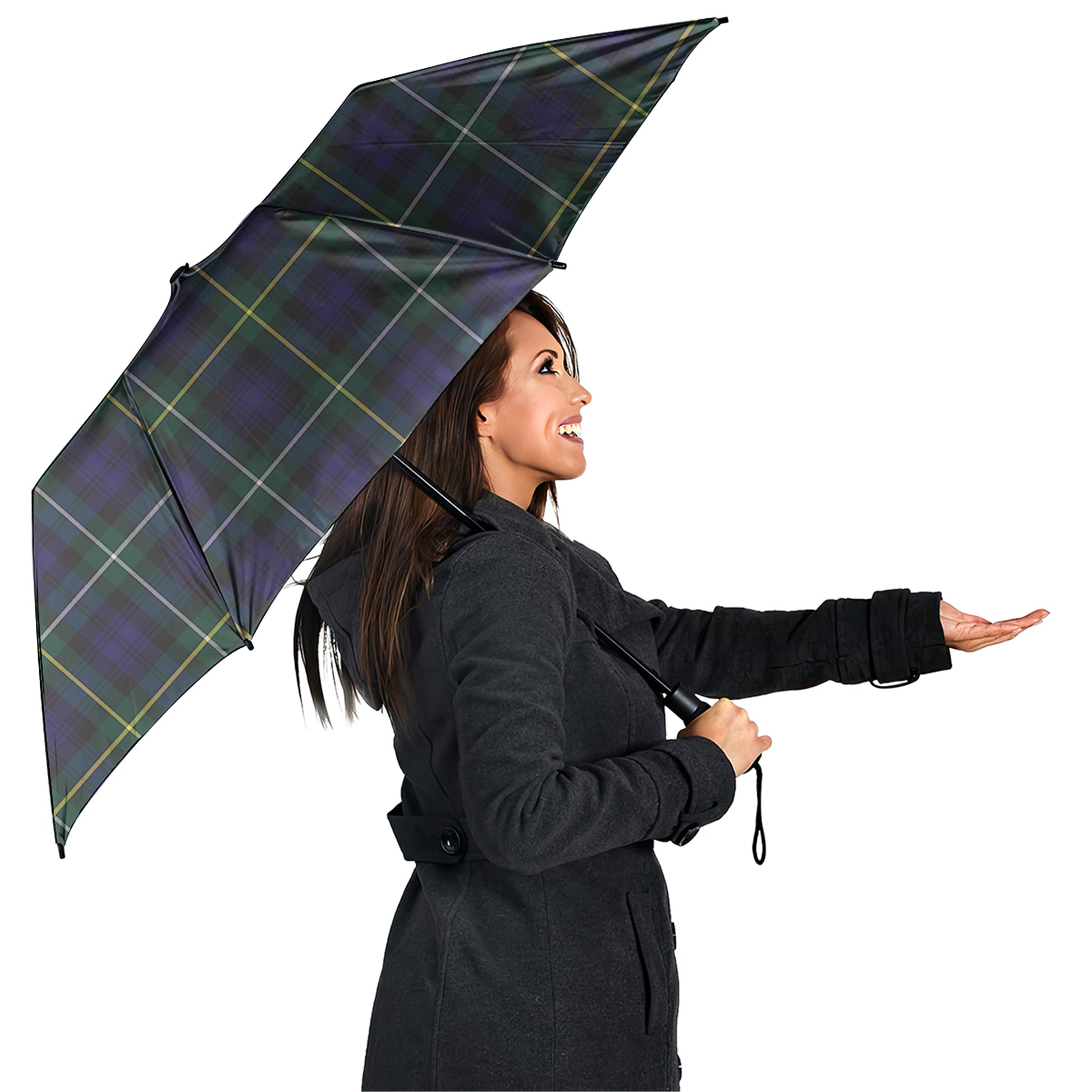 Campbell Argyll Modern Tartan Umbrella - Tartanvibesclothing