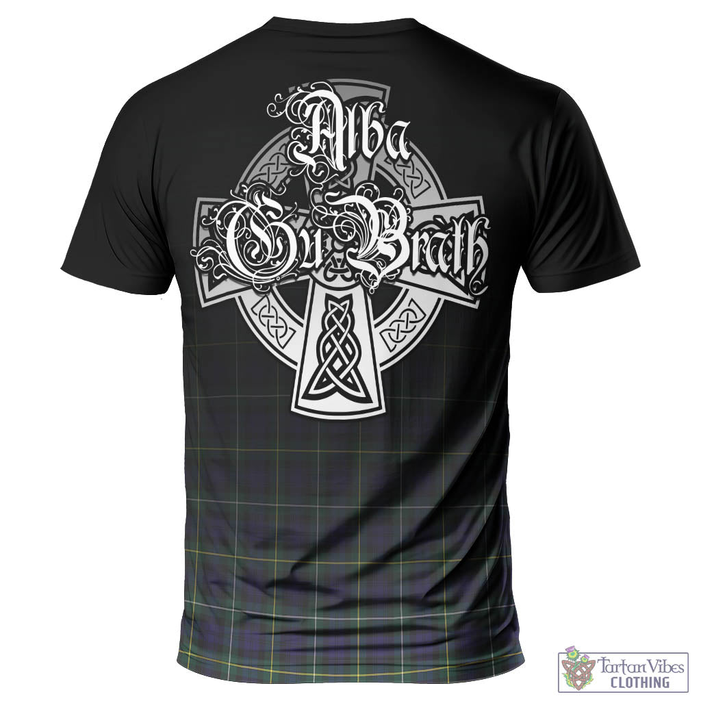 Tartan Vibes Clothing Campbell Argyll Modern Tartan T-Shirt Featuring Alba Gu Brath Family Crest Celtic Inspired