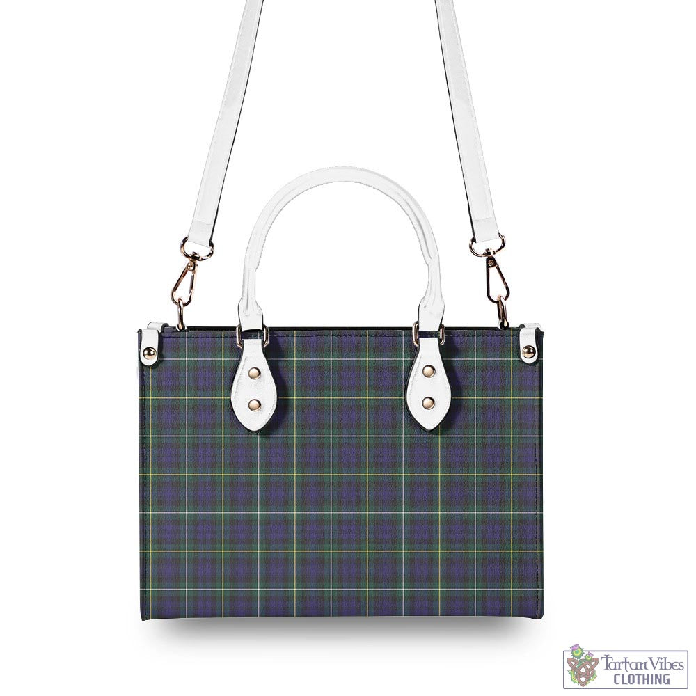 Tartan Vibes Clothing Campbell Argyll Modern Tartan Luxury Leather Handbags