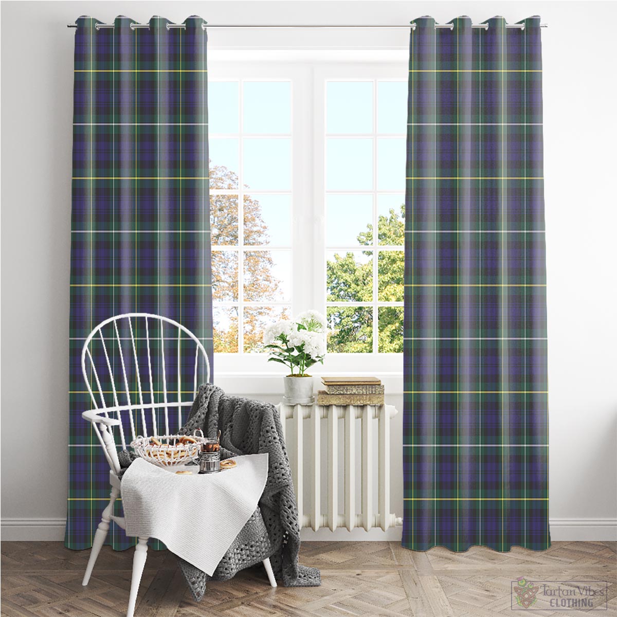 Campbell Argyll Modern Tartan Window Curtain