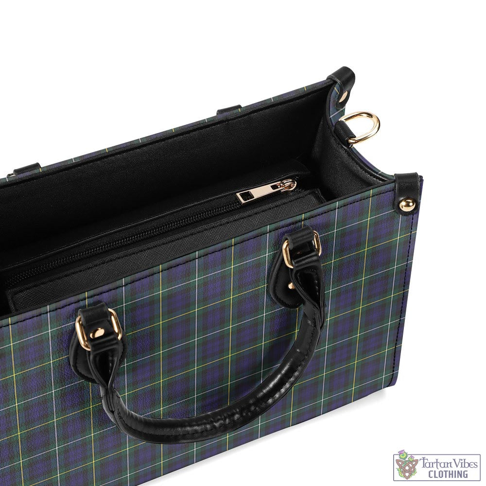 Tartan Vibes Clothing Campbell Argyll Modern Tartan Luxury Leather Handbags